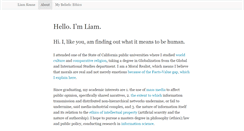Desktop Screenshot of liamkeane.com